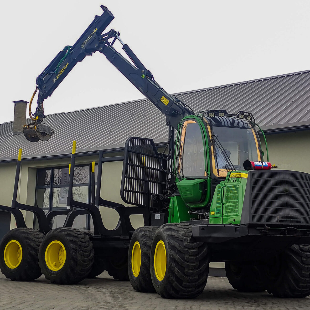 Forwarder 1110E, vyvážecí traktor 1110E, forvarderis 1110E, medvežė 1110E, форвардер 1110E, maszyny leśne, forest machines, lesnické stroje, miško technika, лісові машини, sprzedaż maszyn leśnych, sale of forestry machines, Verkauf von Forstmaschinen, prodej lesních strojů, miško technikos pardavimas, продаж лісогосподарської техніки, Timberjack, John Deere